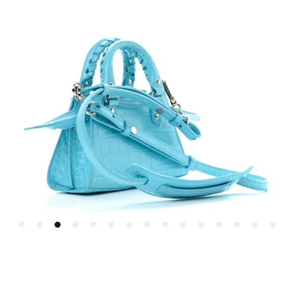 BALENCIAGA Neo Classic Silver Hardware Nano City Crossbody - Picture 3 of 5